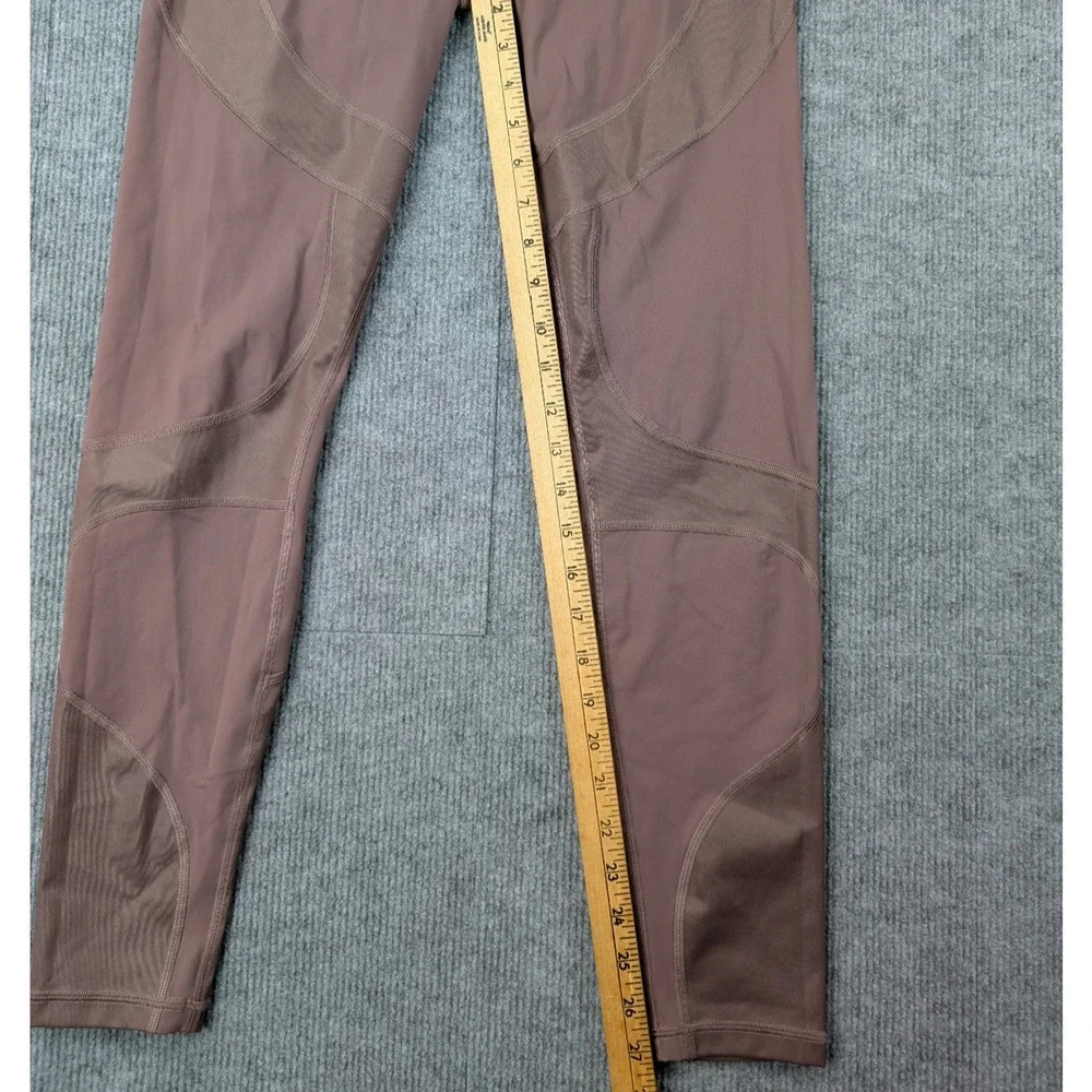 Lululemon City Core Leggings Women 8 Athleisure Workout Brown Athletic Gym Train